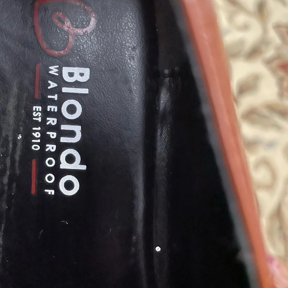 Blondo Sonny Brown Leather Waterproof Loafers Size 7.5 - Picture 9 of 9